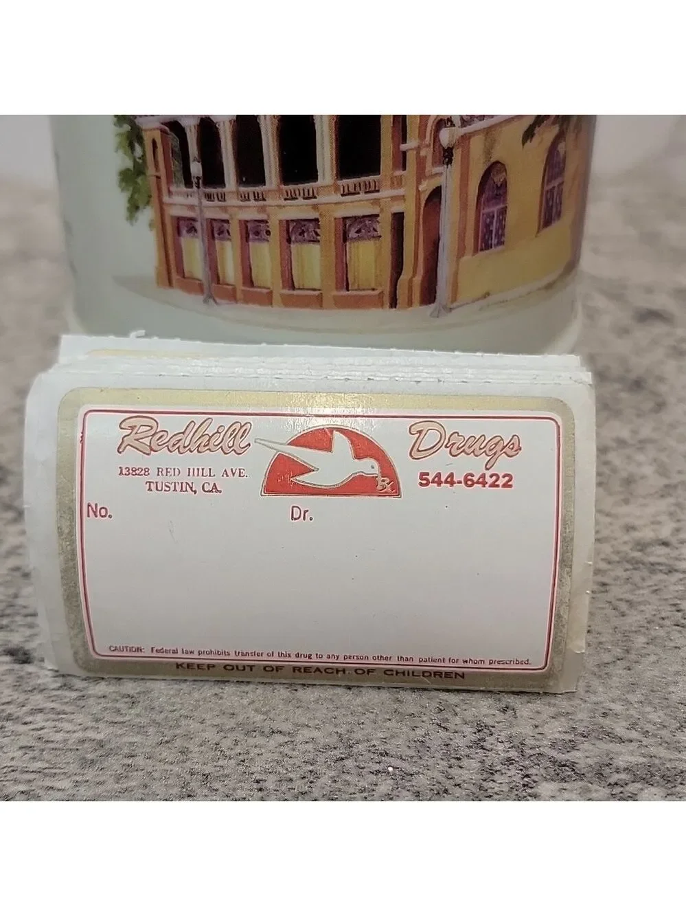 Vintage prescription labels